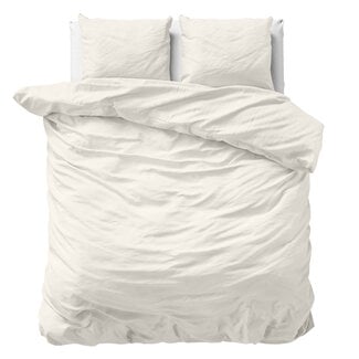 Primaviera Deluxe Uni-Satin-Bettbezug, cremefarben, 240 × 200/220