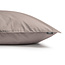Egyptisch katoen effen dekbedovertrek taupe 140 x 200/260