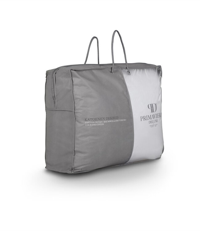 Percale Katoen-gevoel Eenpersoonsdekbed Wit - 200x200