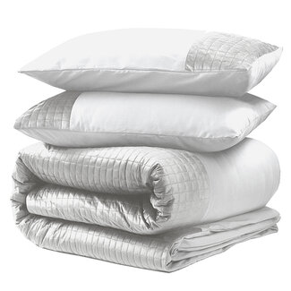 Sleeptime Fluwelen band wit 200 x 220