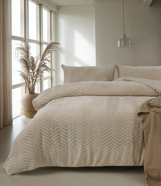 Sleeptime Visgraat Teddy Taupe 240 x 200/220