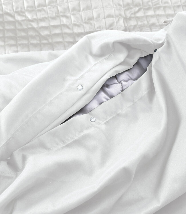 Fluwelen band wit 200 x 220