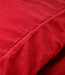 Velvet uni dekbedovertrek rood 240 x 220