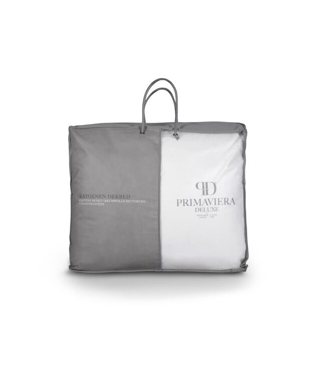 Percale katoenen 4-seizoenen dekbed wit - 140x200