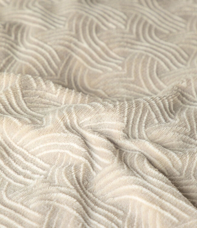 Flanel Art beige 200 x 220