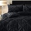 Sleeptime Velvet pintuck black 200 × 200/220 - Duvet Cover