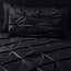 Sleeptime Velvet pintuck black 200 × 200/220 - Duvet Cover