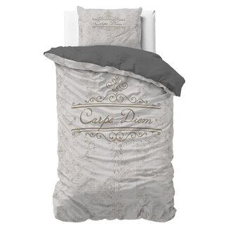 Sleeptime Carpe Diem 2 Sand 140 × 200/220 - Duvet Cover