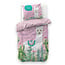 Hello lama Pink 140 × 200/220 - Duvet Cover