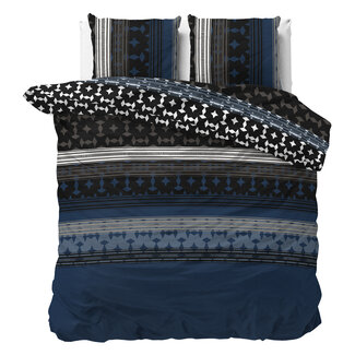 Sleeptime Scanda Marineblau 240 × 220 - Bettbezug