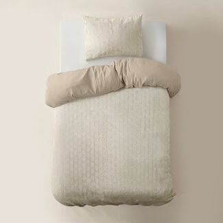Flannel Art Beige 140 × 220 - Duvet Cover