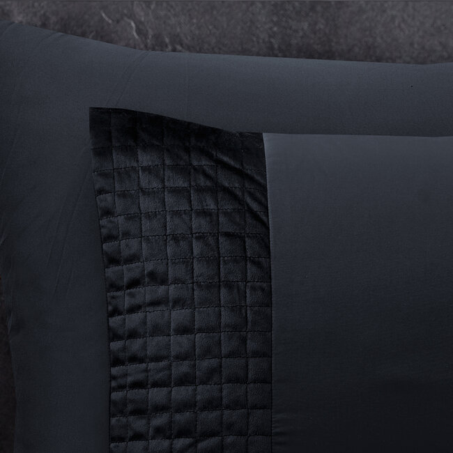 Fluwelen band zwart 240 x 220