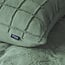 Sleeptime Checked faux fur dark green 240x200/220 - Duvet Cover