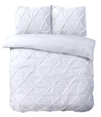 Sleeptime Fluwelen Pintuck Wit 200 x 200/220