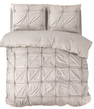 Sleeptime Punch pintuck taupe 240 x 200/220