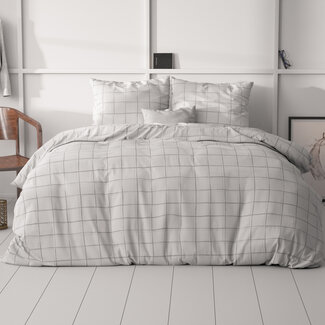 Sleeptime Geruit Grijs 140 x 220