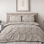 Punch pintuck taupe 240 x 200/220