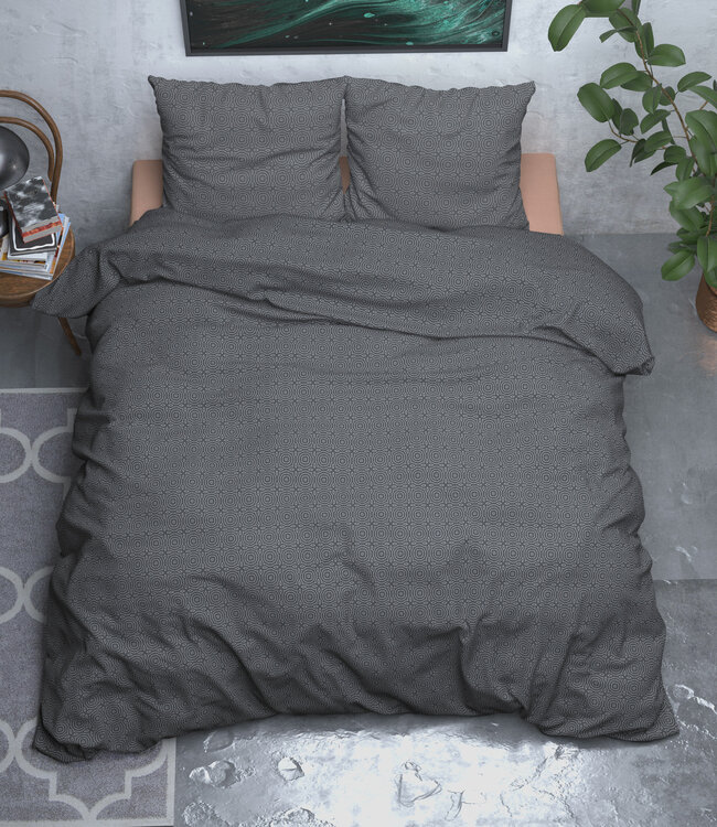 Flanel Jason Antraciet 140 x 220