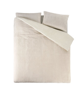 Sleeptime Chevron Teddy Crème 200 x 200/220