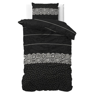 Sleeptime Dervio Anthracite 140 × 220 - Duvet Cover