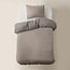 Flannel Art Taupe 140 × 220 - Duvet Cover