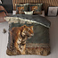 Natuur Tijger Taupe 140 x 200/220
