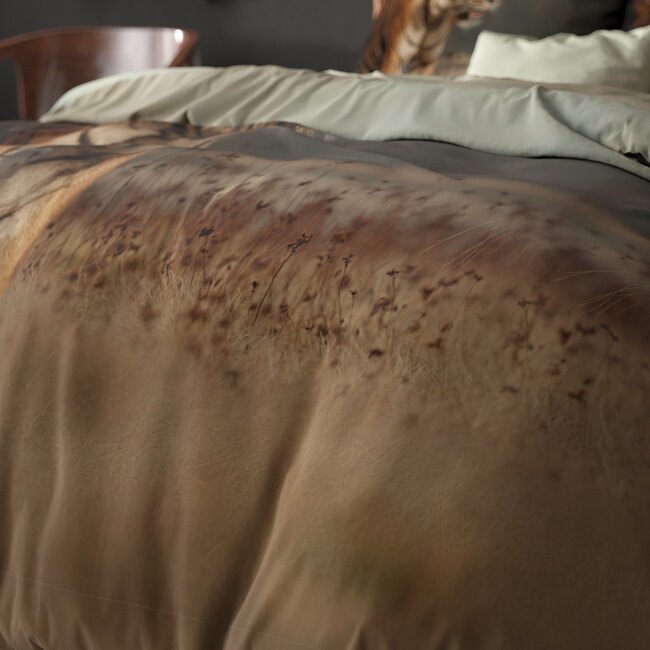 Natuur Tijger Taupe 140 x 200/220