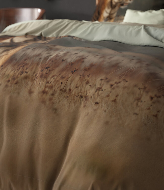 Natuur Tijger Taupe 140 x 200/220