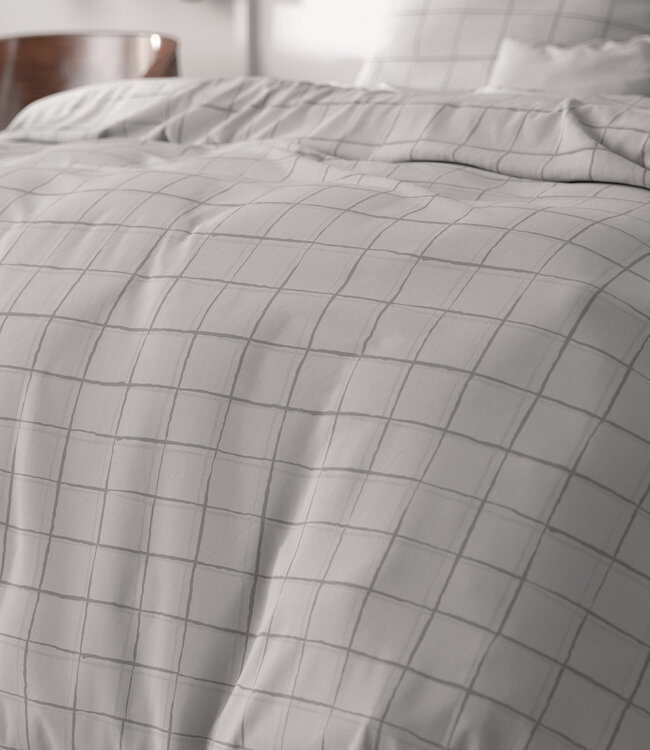 Geruit Grijs 140 x 220