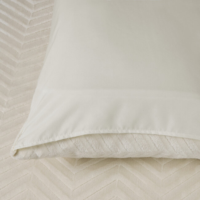 Chevron Teddy Crème 200 x 200/220