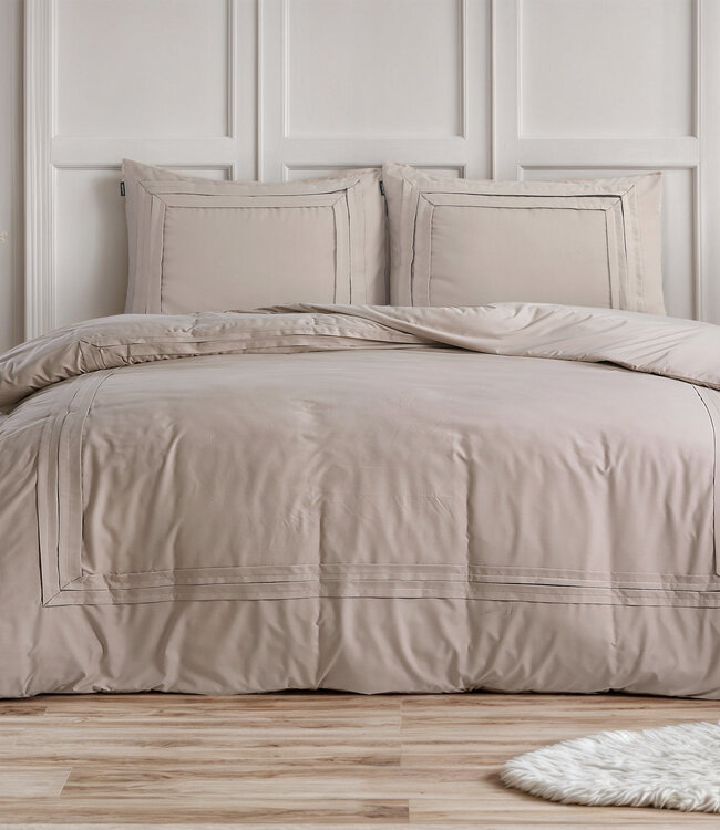 Getailleerd taupe 240 x 200/220