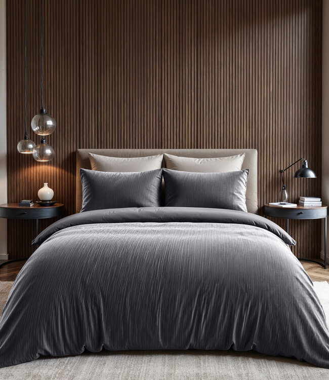 Fluweel Cartier Antraciet 240 x 220