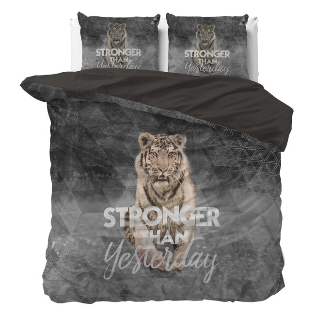Sleeptime Stärkeres Grau 240 × 200/220 - Bettbezug