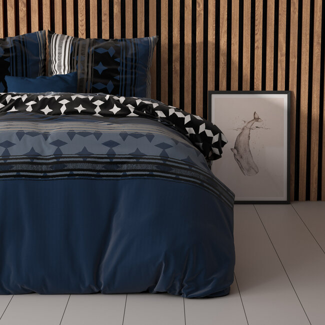 Scanda marineblauw 200 x 220