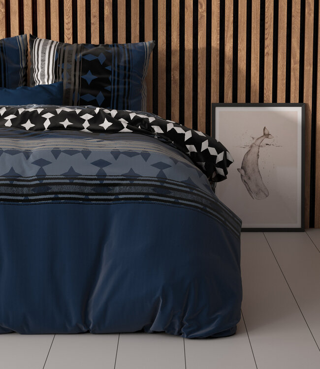 Scanda marineblauw 200 x 220