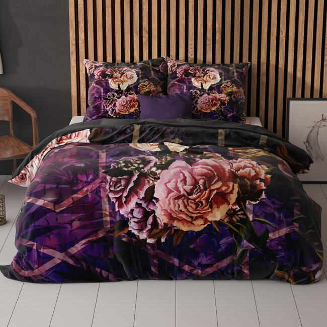 Sleeptime Marise Lila 240 × 200/220 - Bettbezug
