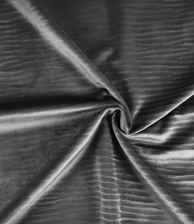 Fluweel Cartier Antraciet 240 x 220