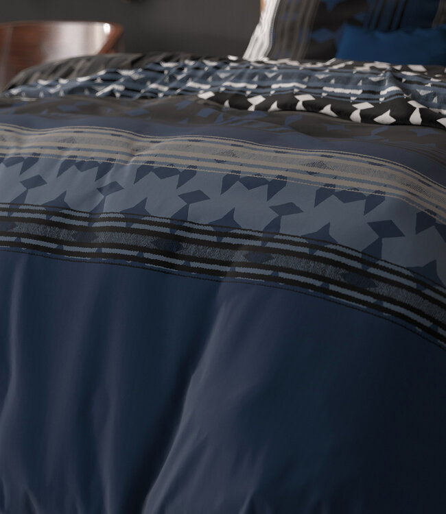 Scanda marineblauw 200 x 220