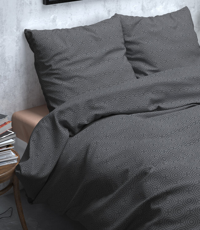 Flanel Jason Antraciet 140 x 220