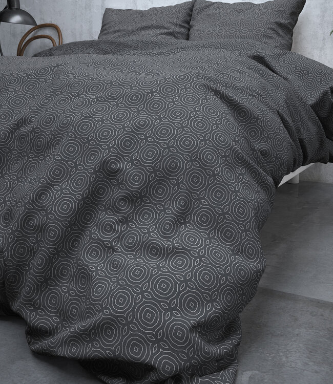 Flanel Jason Antraciet 140 x 220