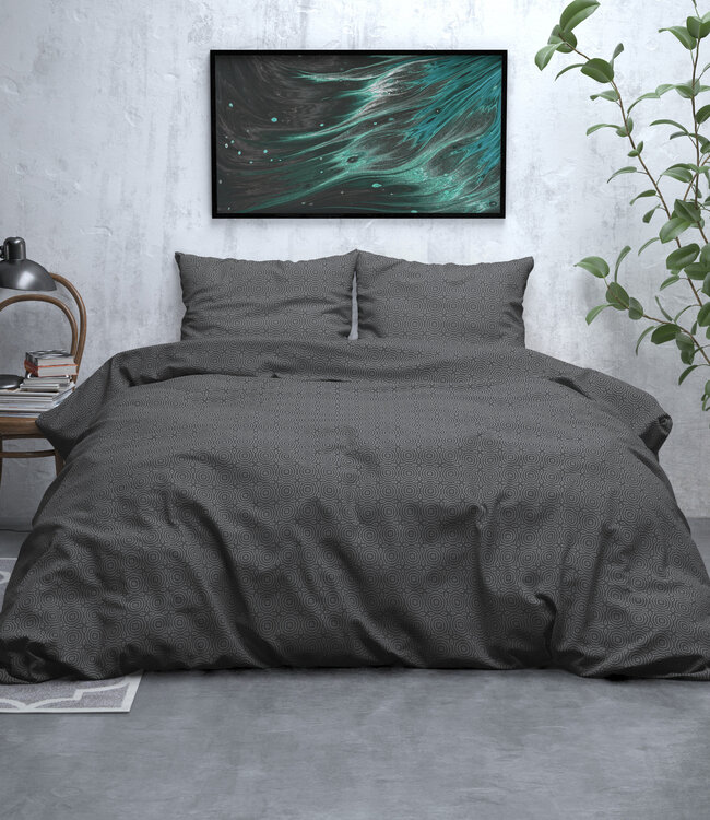 Flanel Jason Antraciet 140 x 220