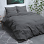 Sleeptime Flanell Jason Anthrazit 140 × 220 - Bettbezug