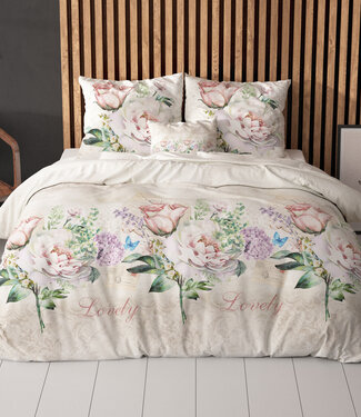 Sleeptime Mooie bloem beige 140 x 220