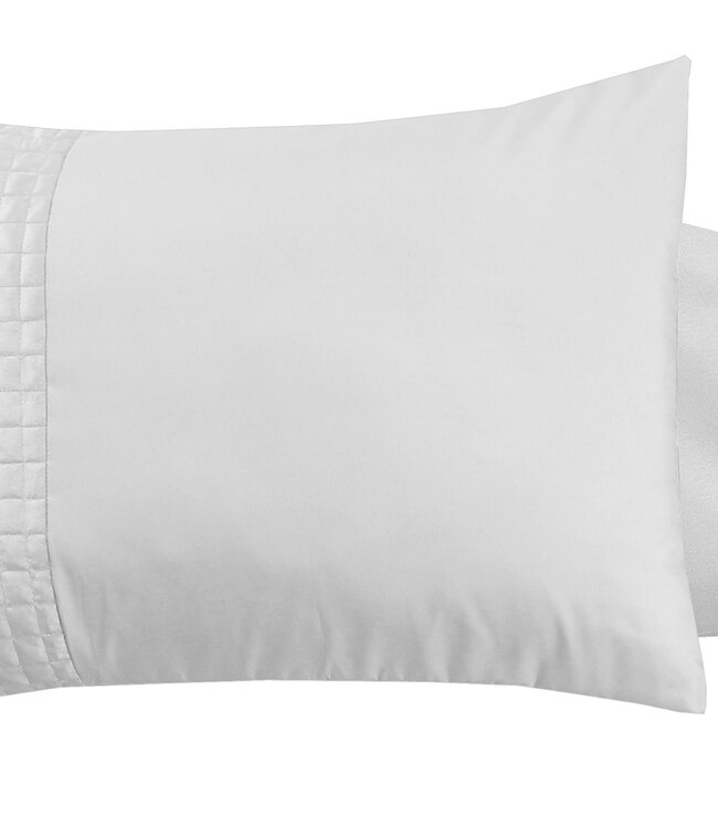 Slopen met witte fluwelen band, 2 stuks, 60 x 70