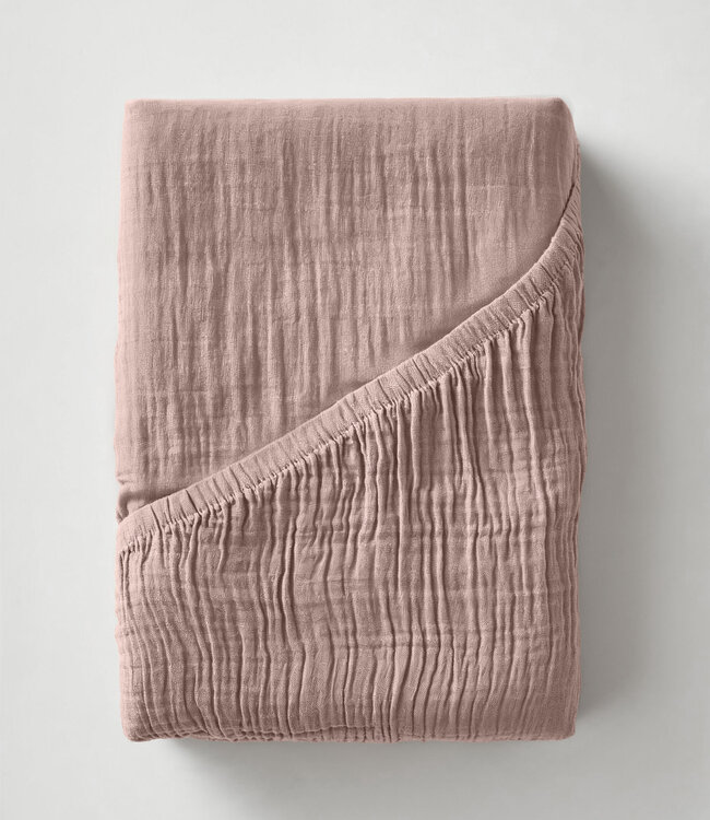 Mousseline blushroze 140 x 200 + 30