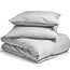 Primaviera Deluxe Uni-Bettbezug aus ägyptischer Baumwolle, grau, 240 × 200/260