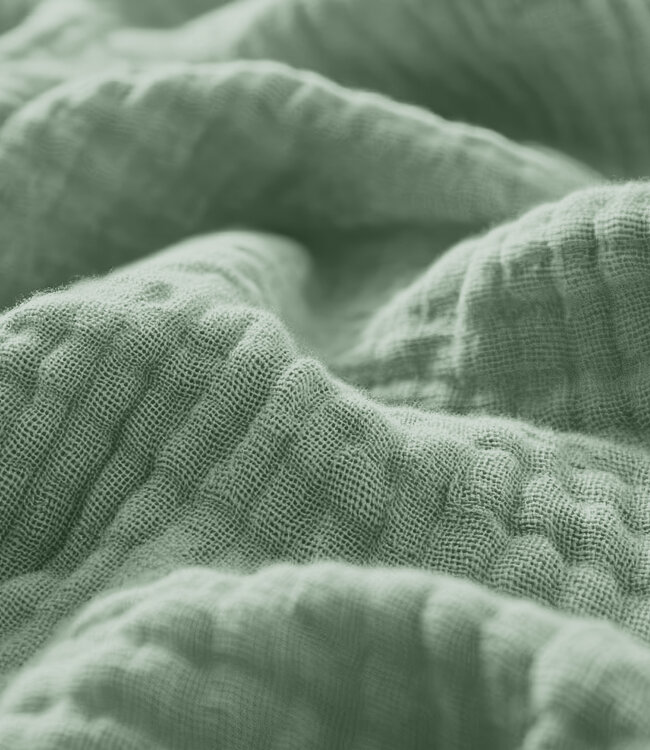 Mousseline groen 180 x 200 + 30