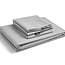 Primaviera Deluxe Uni-Bettbezug aus ägyptischer Baumwolle, grau, 240 × 200/260