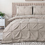 Punch pintuck taupe 240 x 200/220