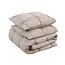 Punch pintuck taupe 240 x 200/220